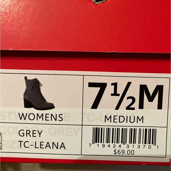 Grey Suede Ankle Boots - Picture 5 of 5